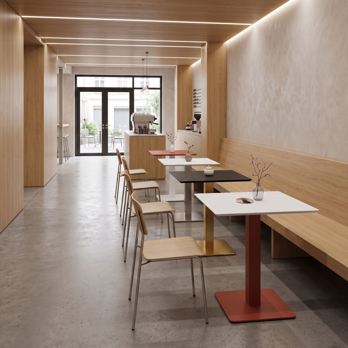 Bistro table SINGLE-SQUARE