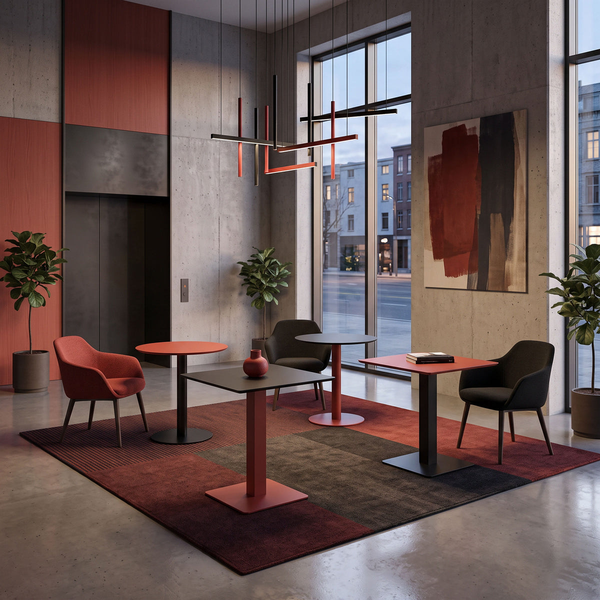 Bistro table SINGLE-SQUARE