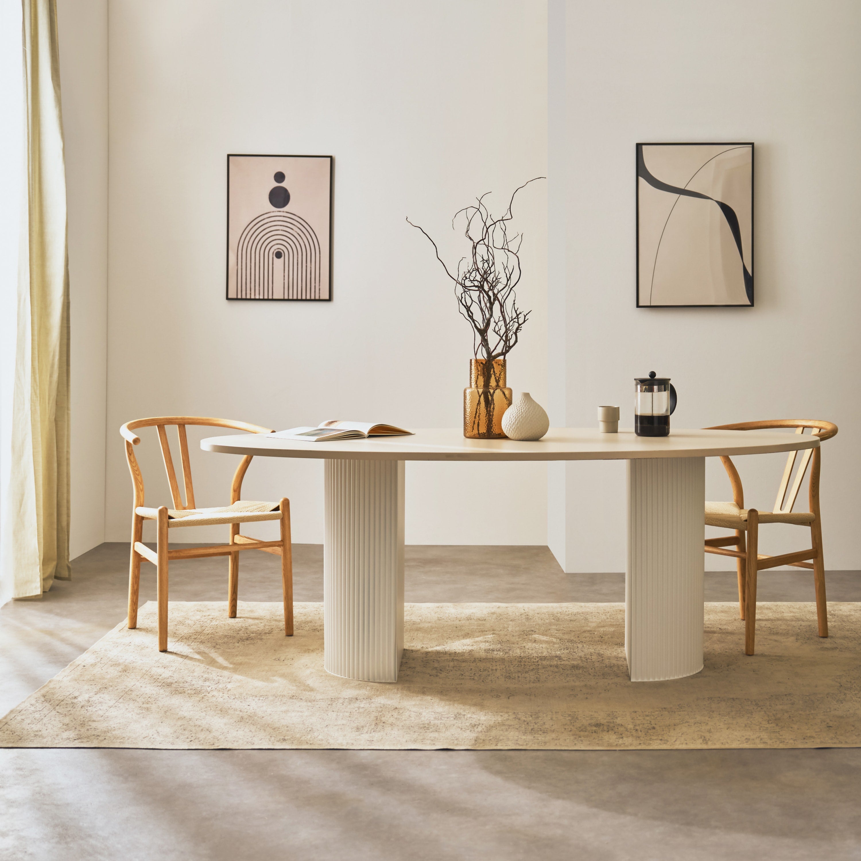 SEMICIRCLE WAVY tabel kolom