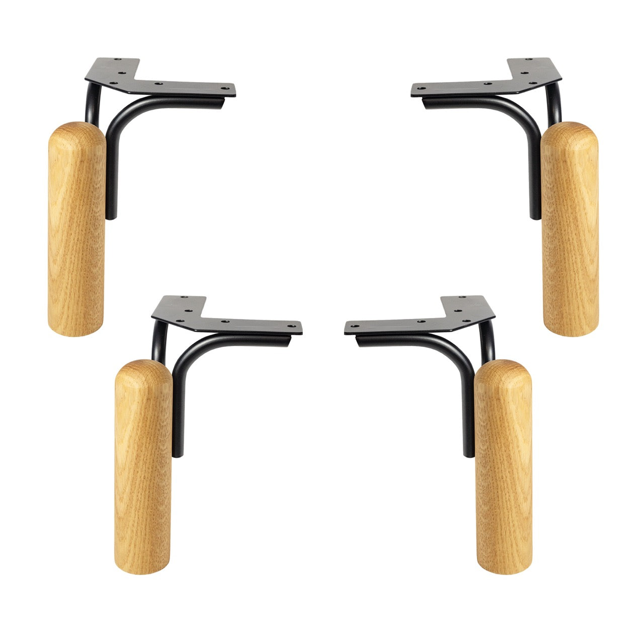 Lot de 4 pieds de meubles OSKAR