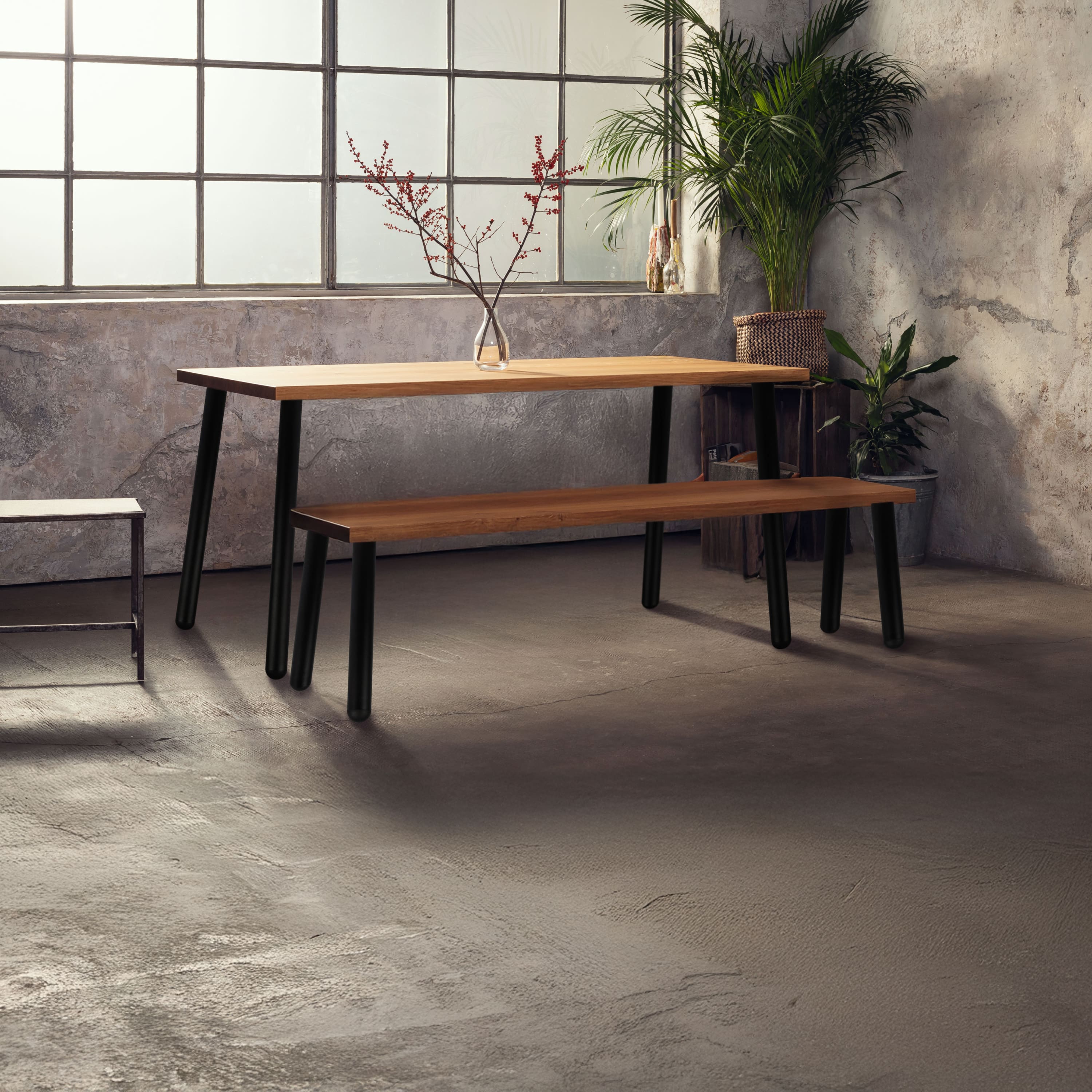 Set van 4 ROUND Poten