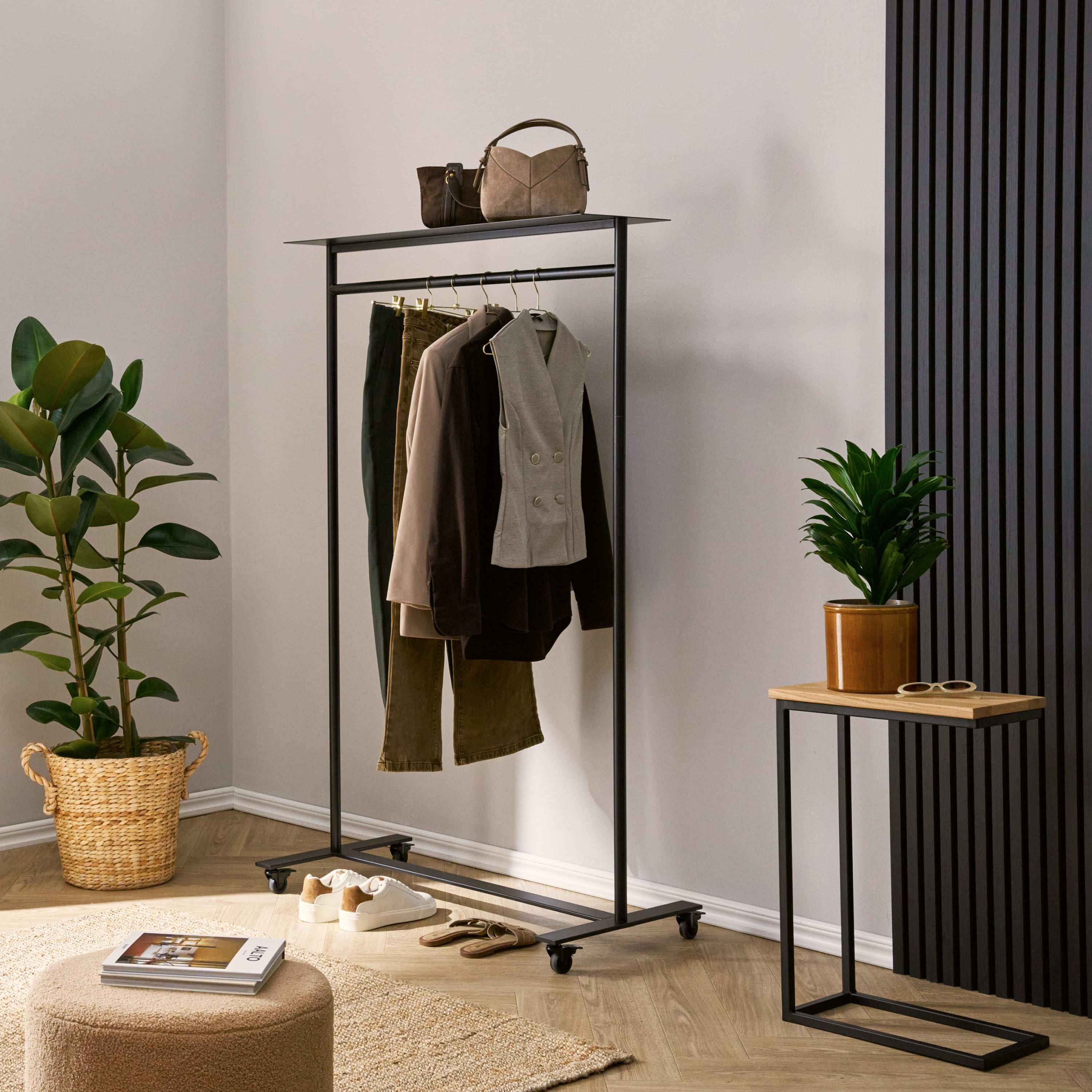 MOVE-RAHMEN kledingrek met plank