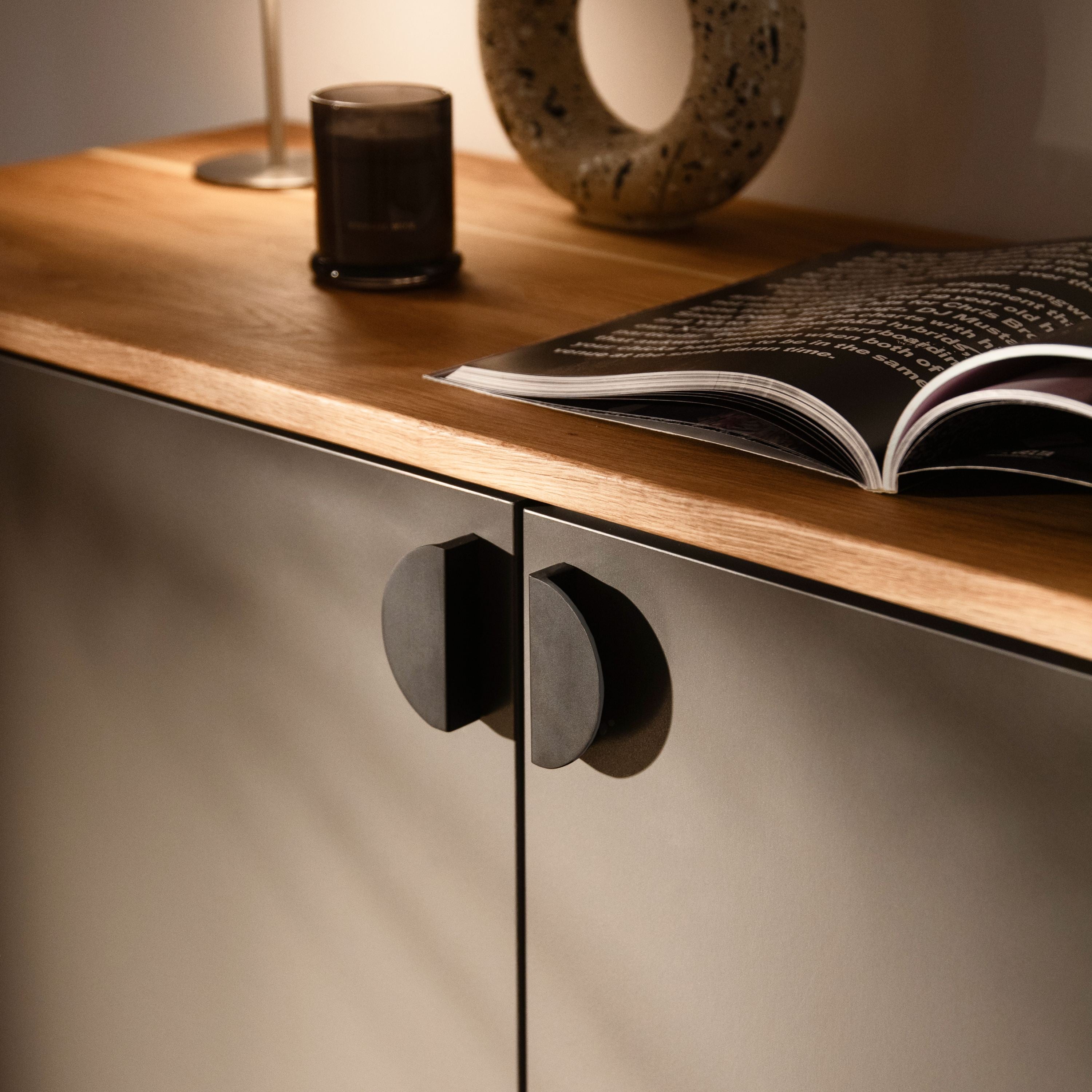 Furniture handle HALF CIRCLE