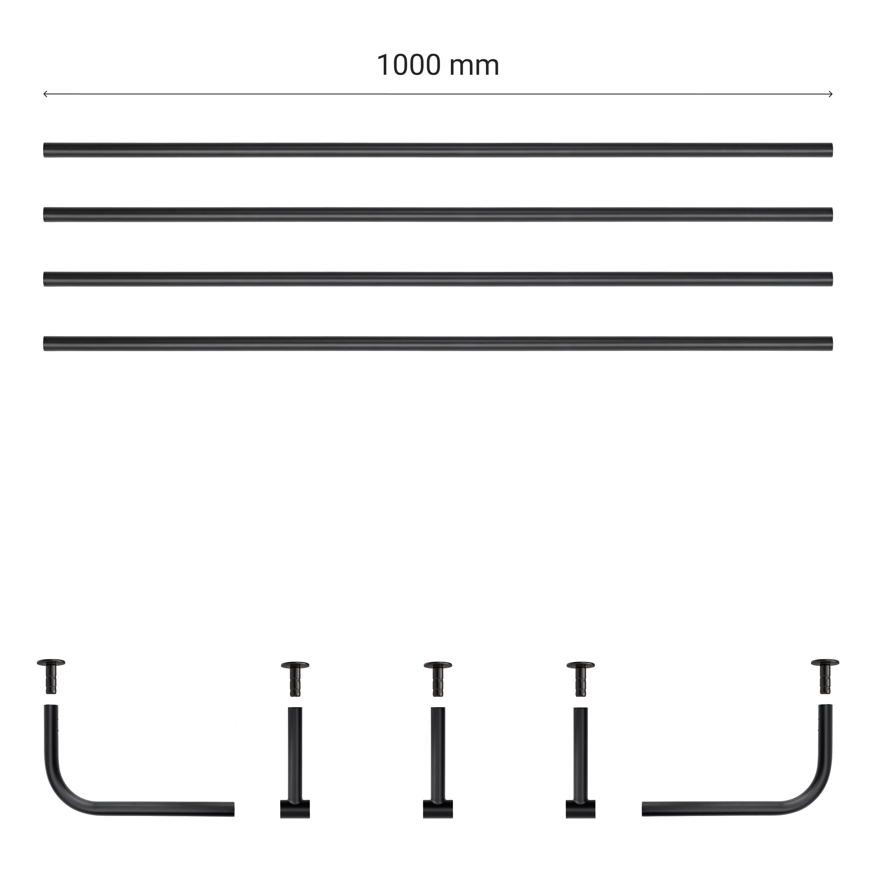 Curtain rod ROUND