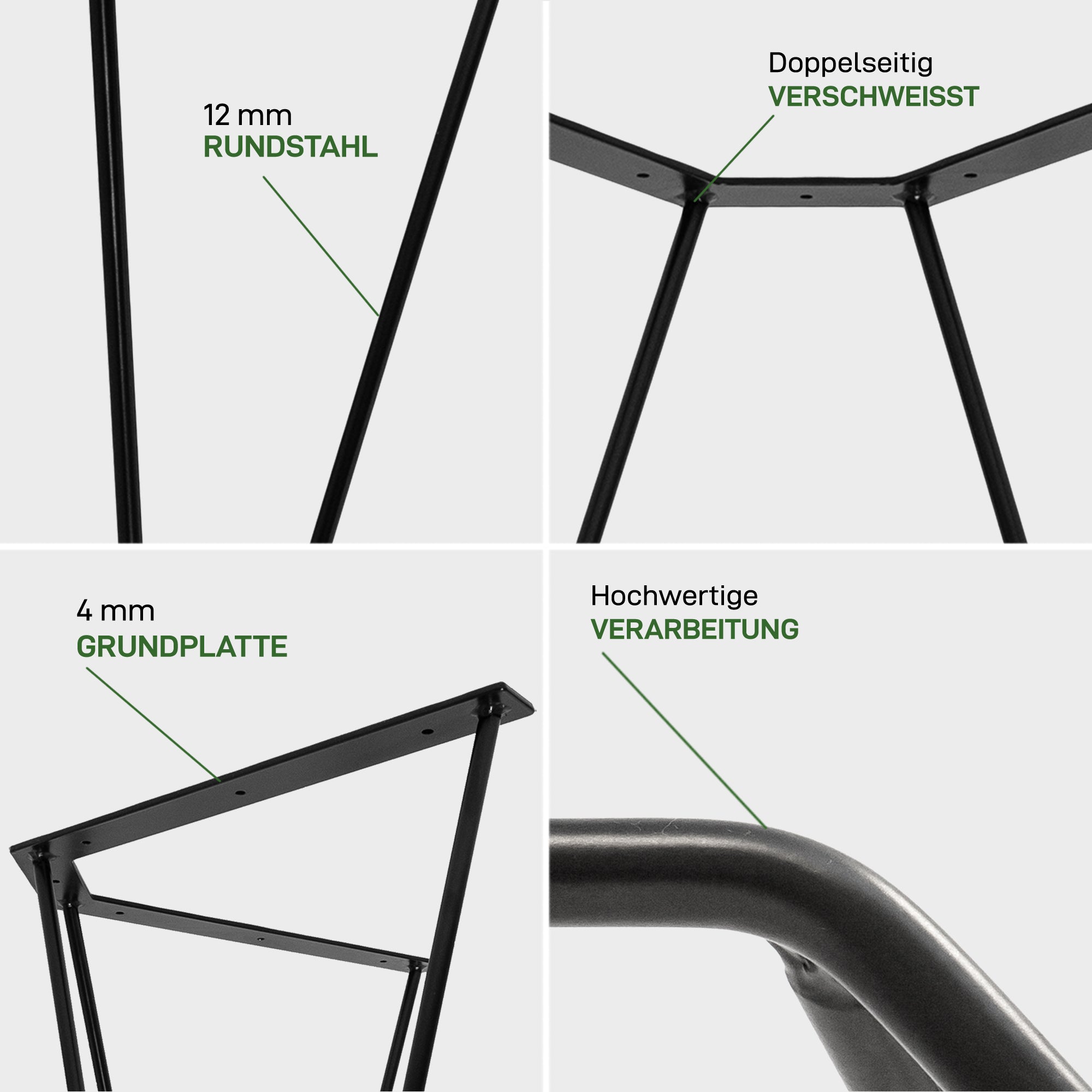 Set of 2 table frames CLIP