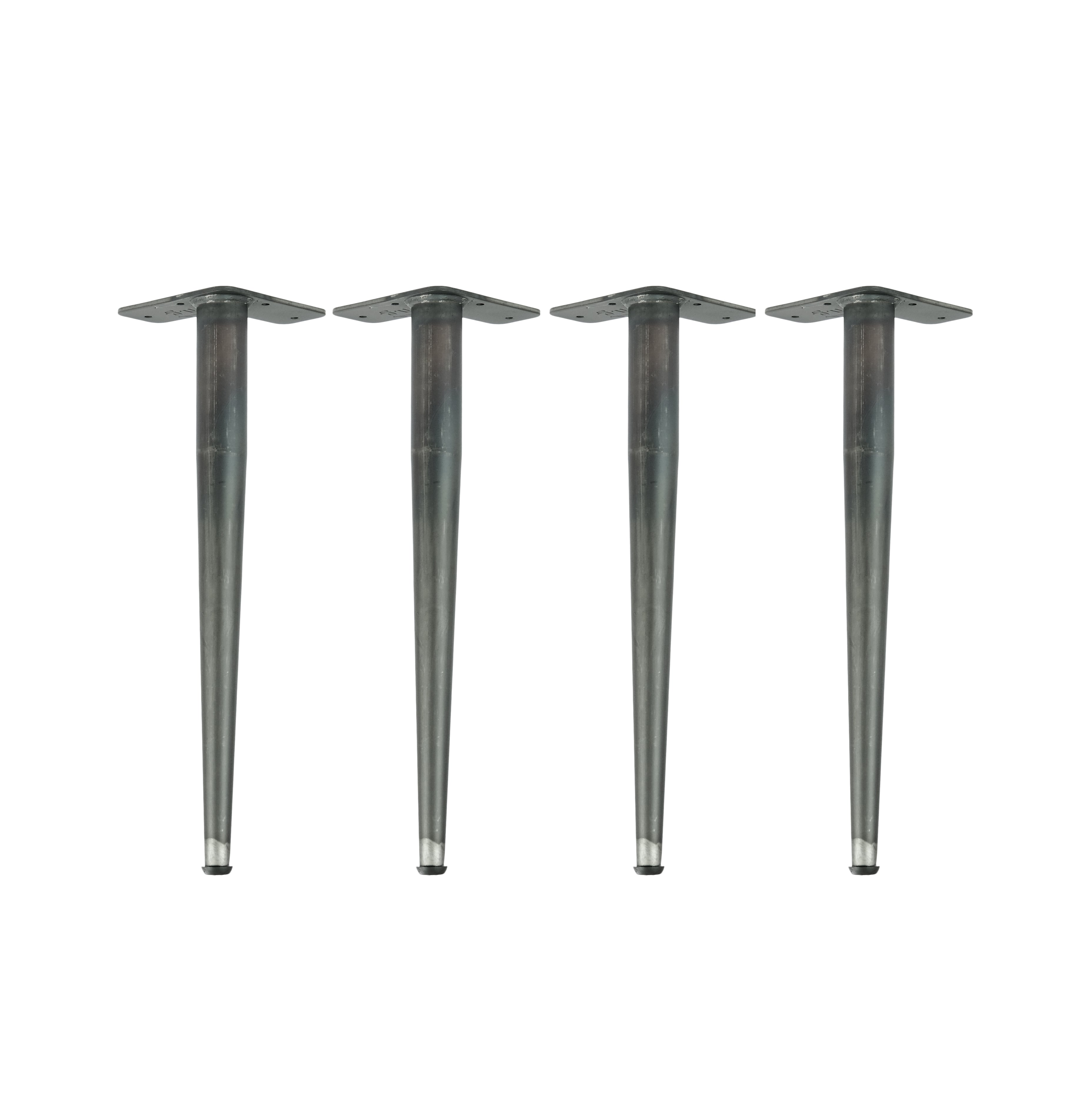 4 Set conische benen