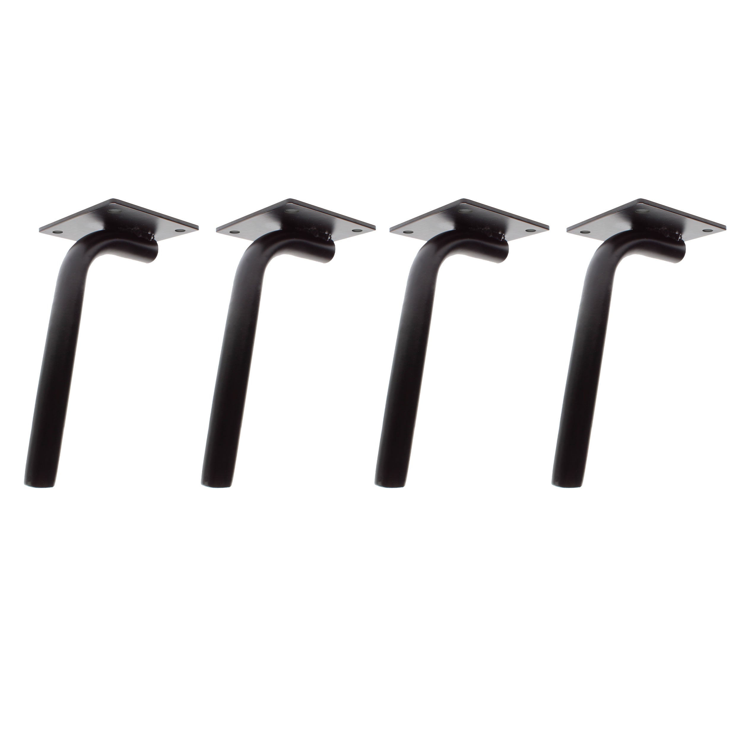 Set van 4 meubelpoten CURVED