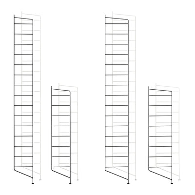 Set of 2 TEGEL shelf brackets with stand