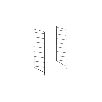 Set of 2 TEGEL shelf brackets with stand