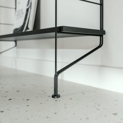 Set of 2 TEGEL shelf brackets with stand