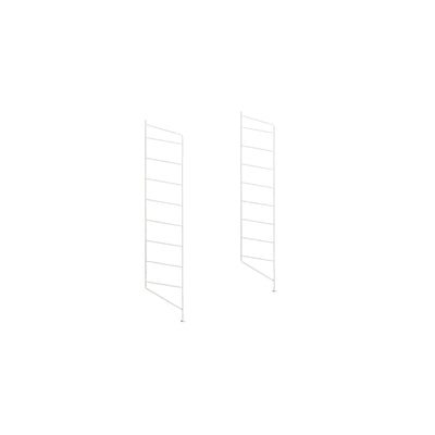 Set of 2 TEGEL shelf brackets with stand