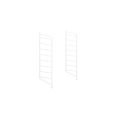 Set of 2 TEGEL shelf brackets with stand