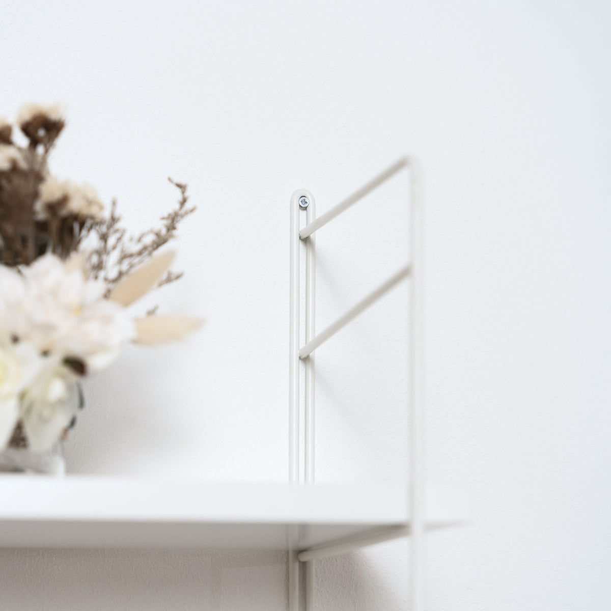 Set of 2 TEGEL shelf brackets with stand