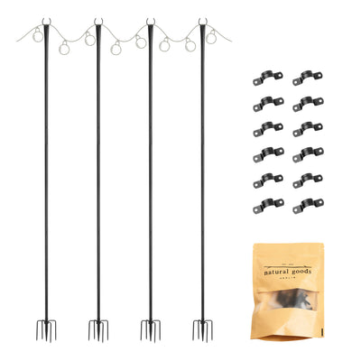 4er Set Lichterkettenhalter