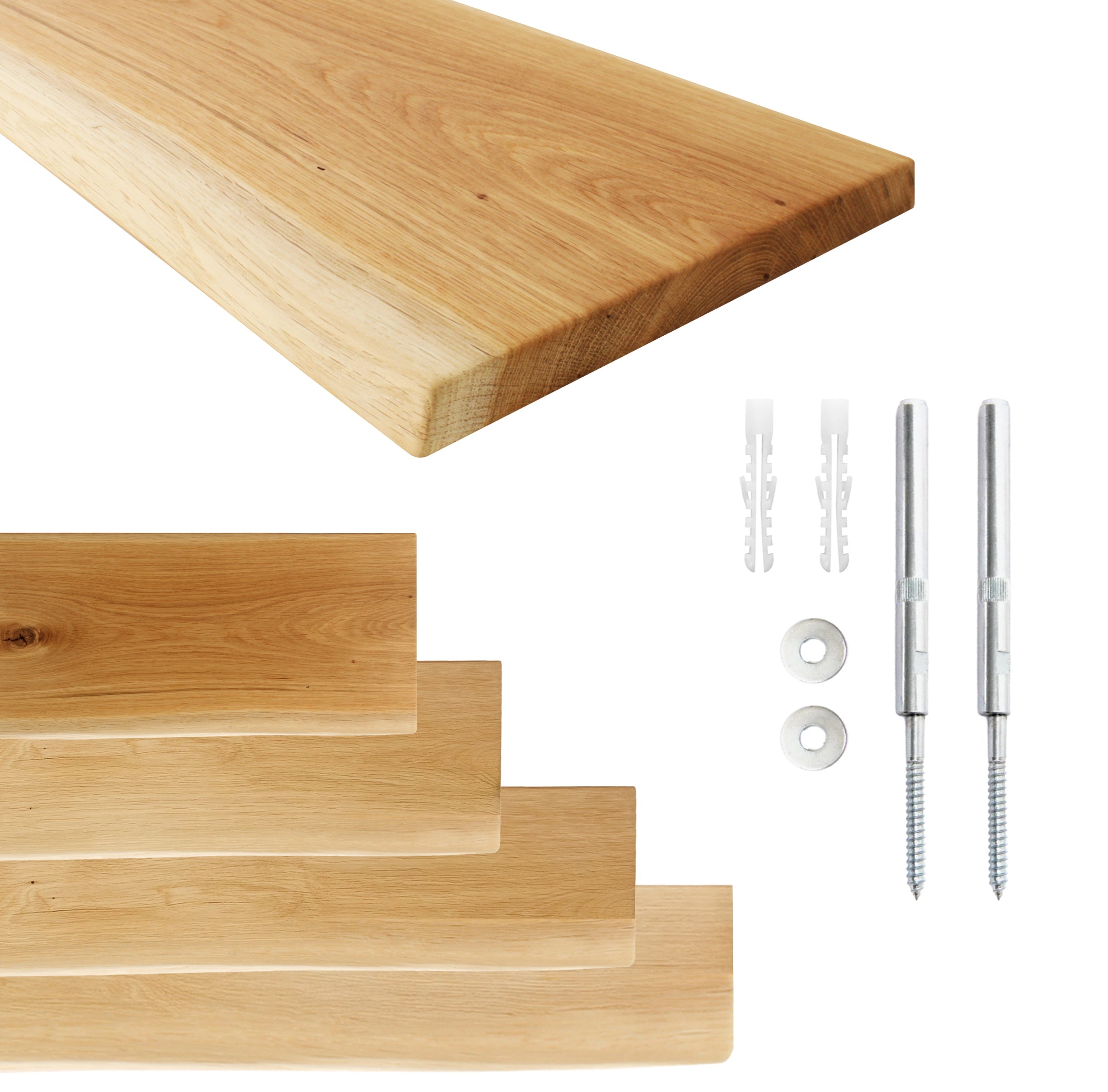 Zwevende plank EICHE