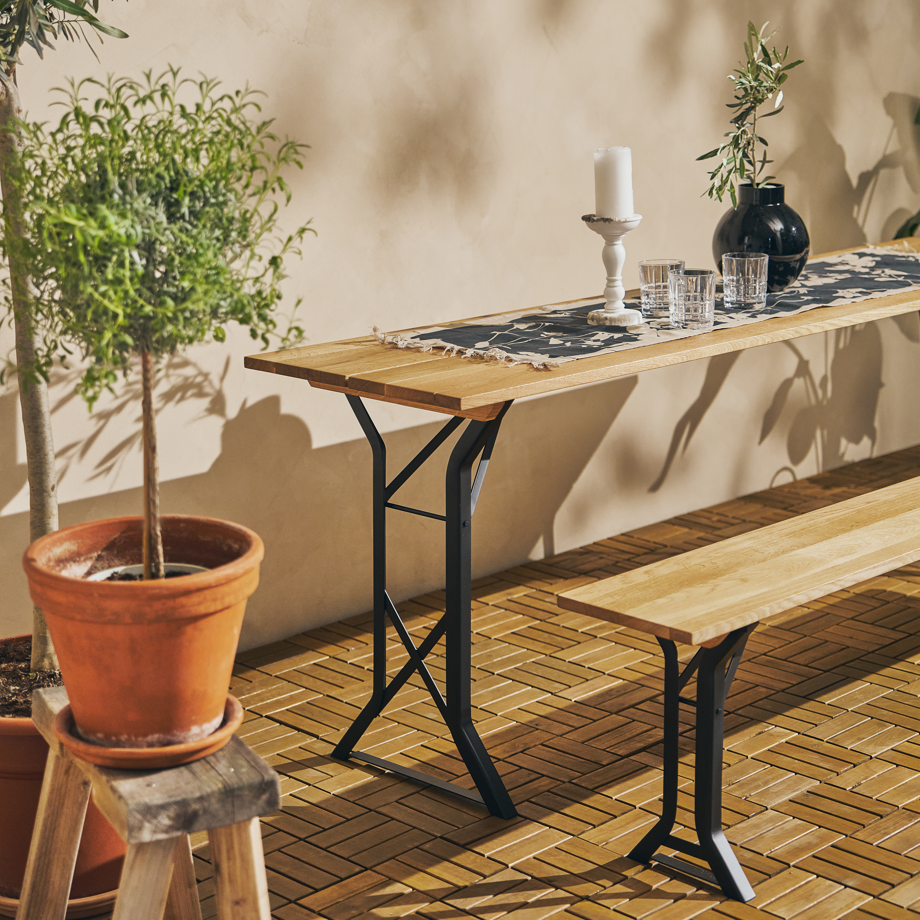 Set of 2 furniture frames BIERZELT Y-FORM