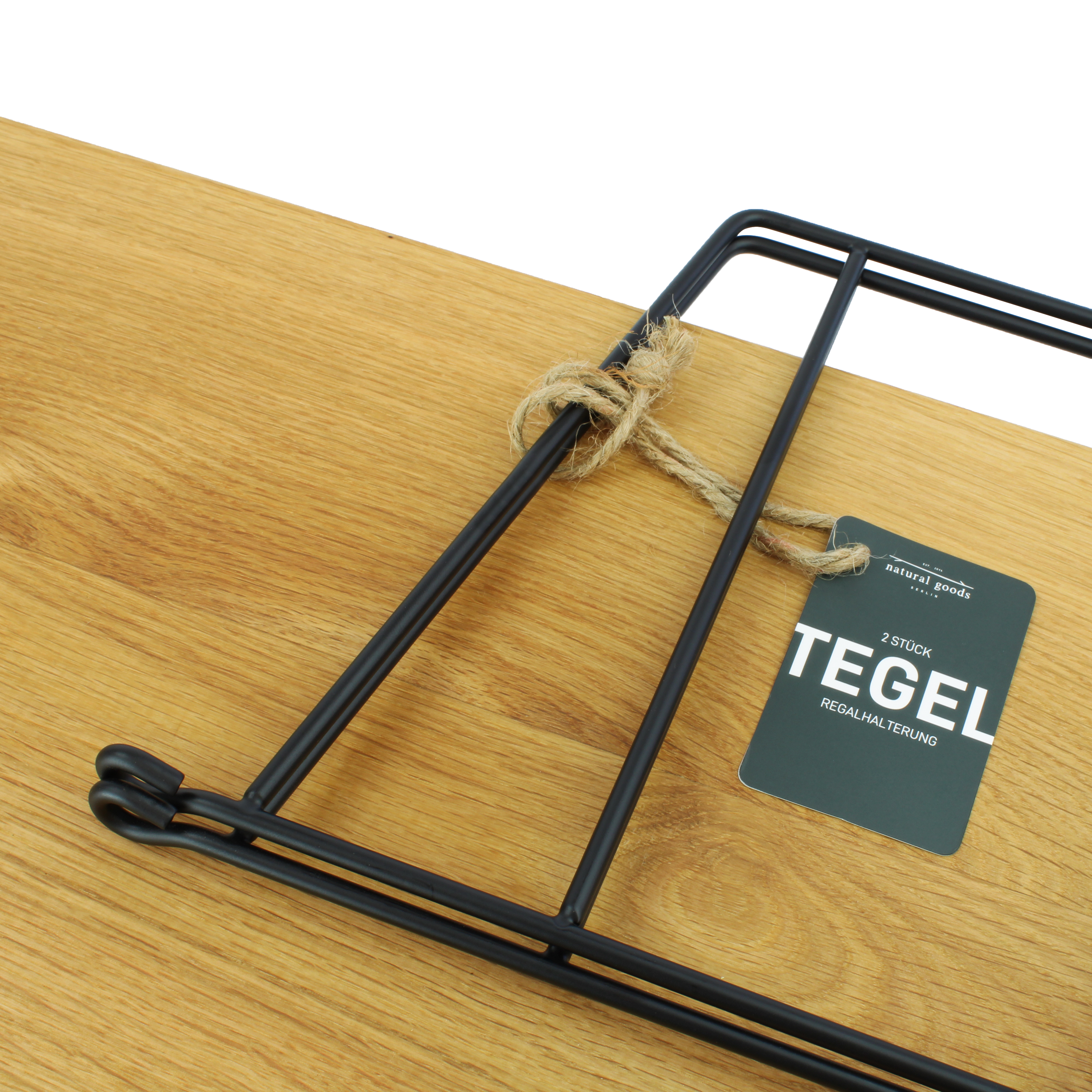 Set van 2 plankbeugels TEGEL