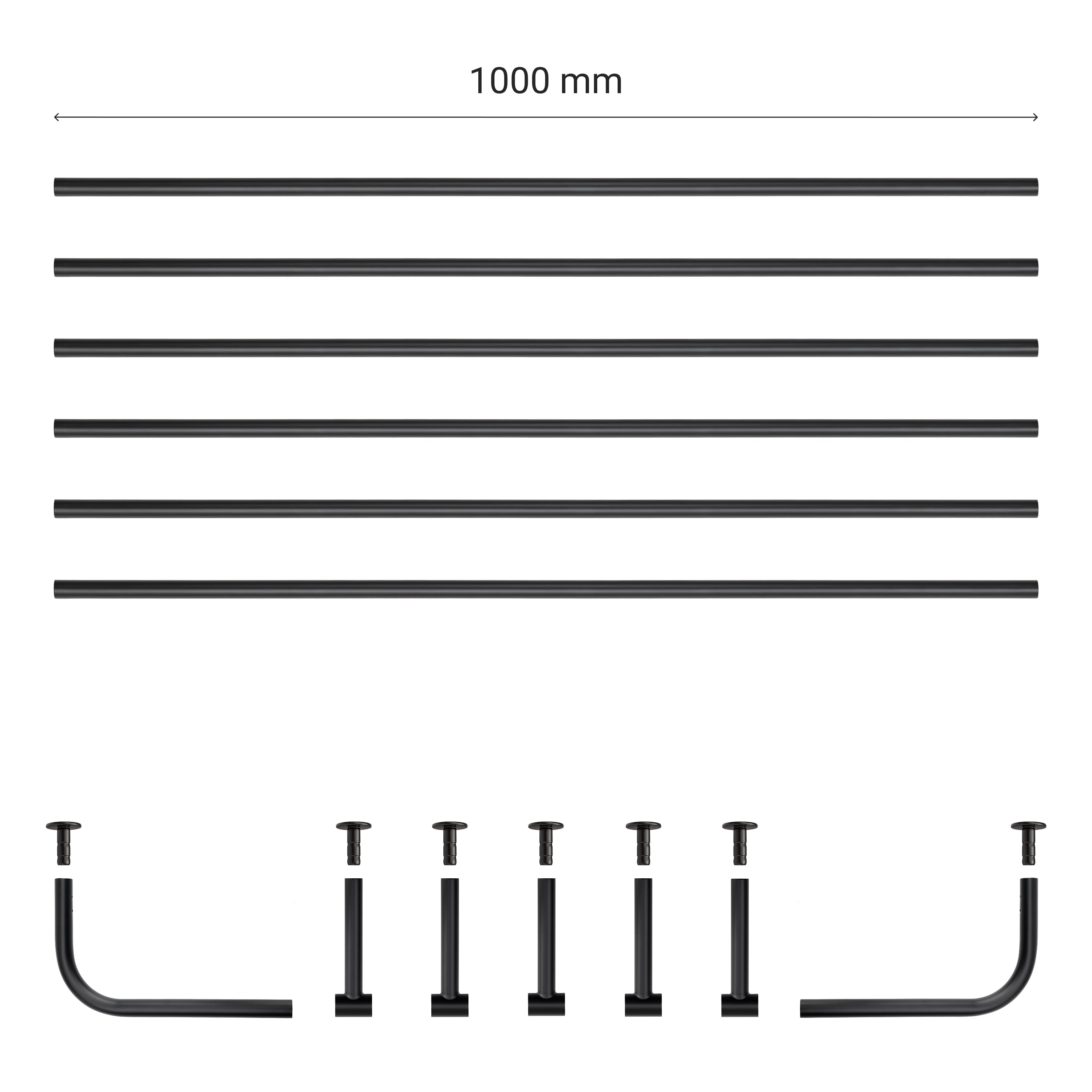 Curtain rod ROUND