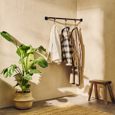 Kleiderstange ÜBERECK Wand – Natural Goods Berlin