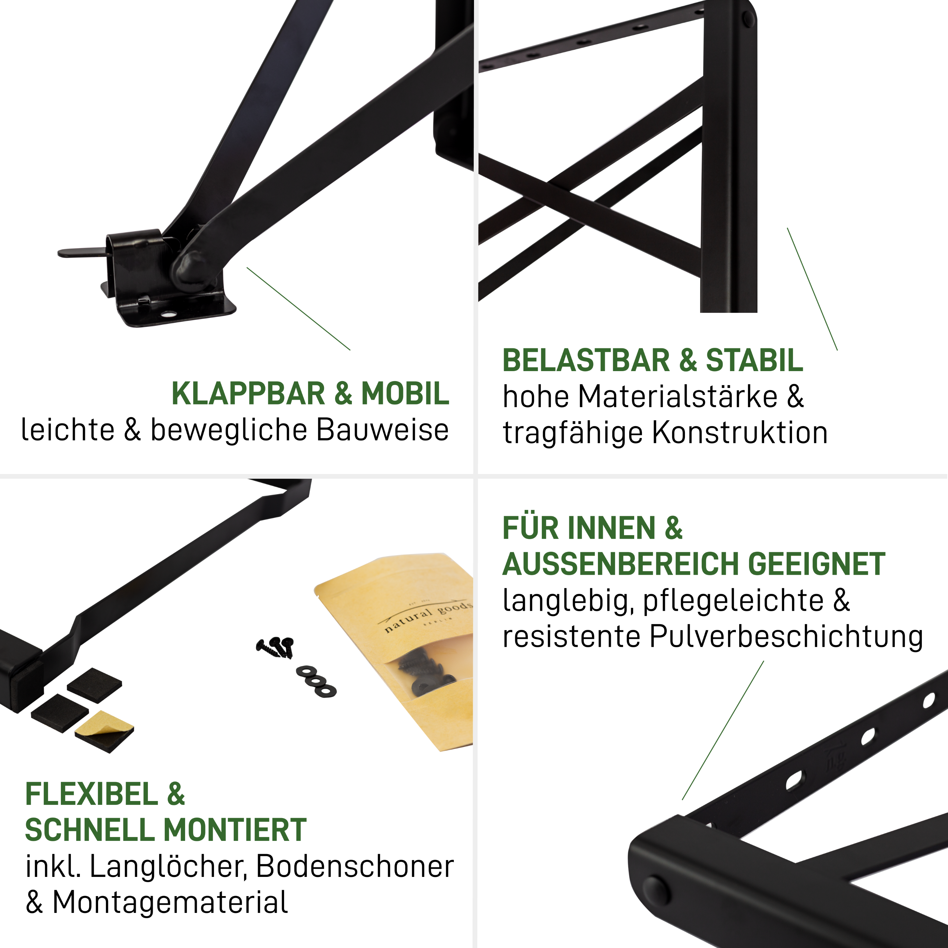 Set of 2 furniture frames BIERZELT CLASSIC