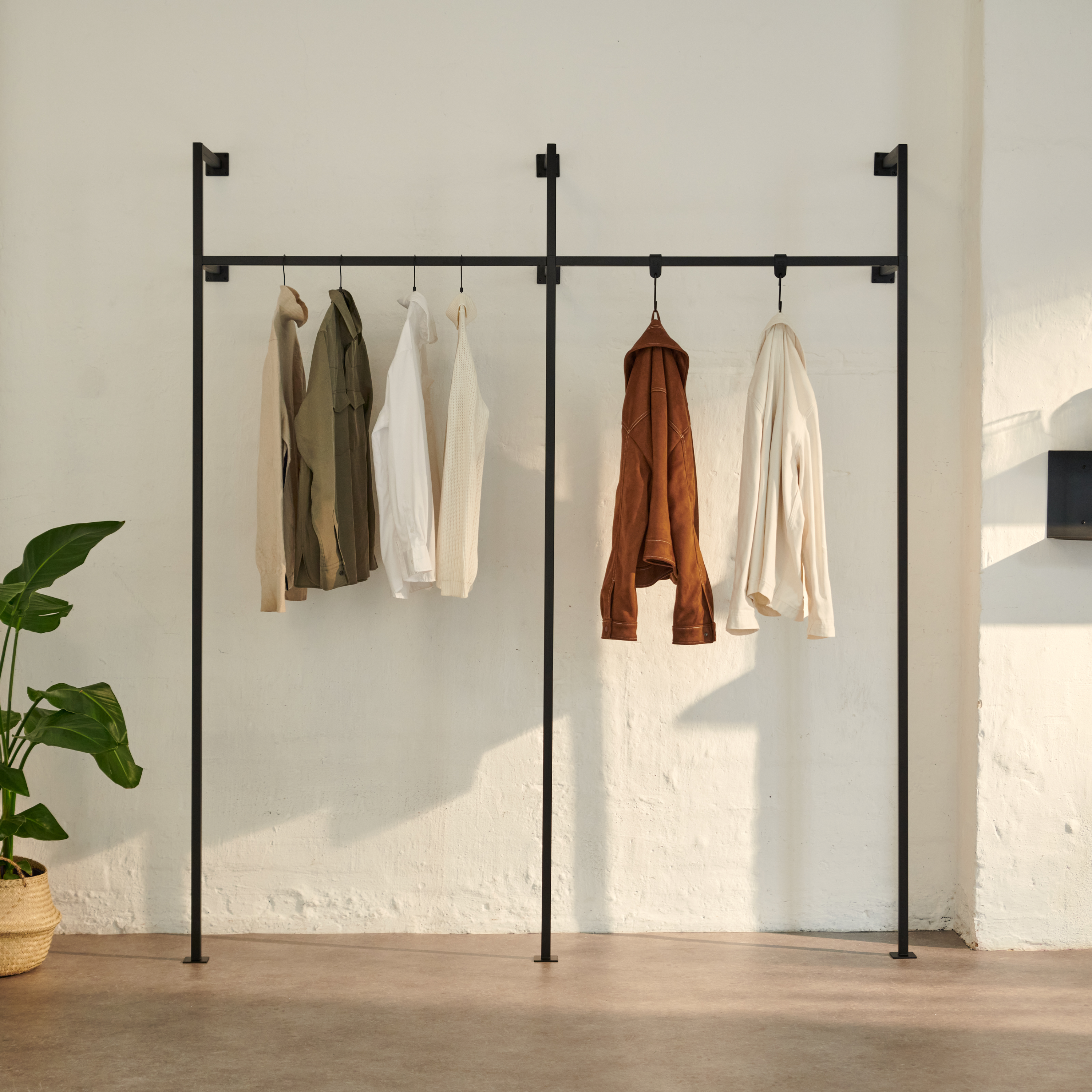 Wall coat rack SINGLE, DUO & TRIO