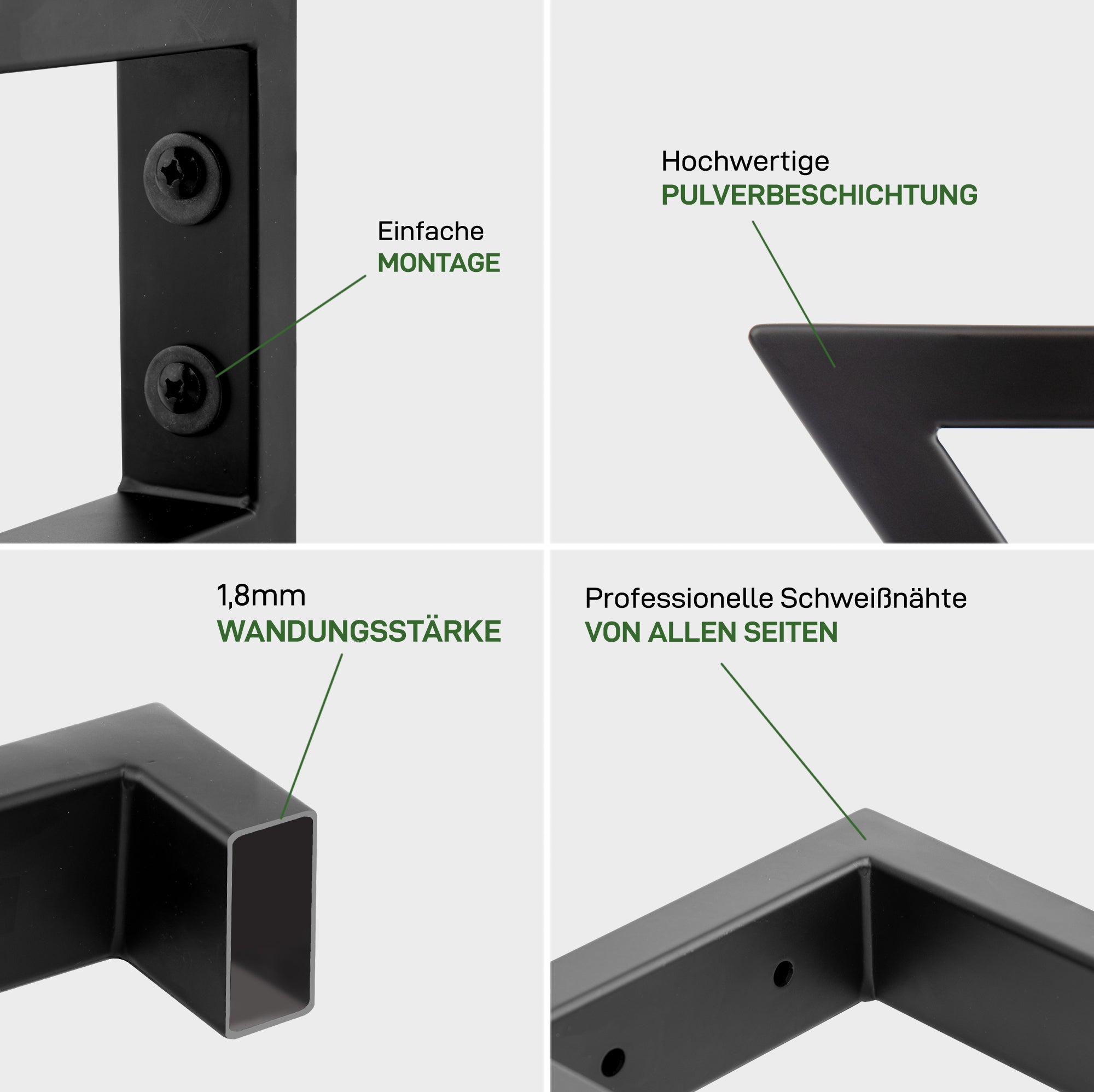Juego de 2 soportes de pared SCHRÄG