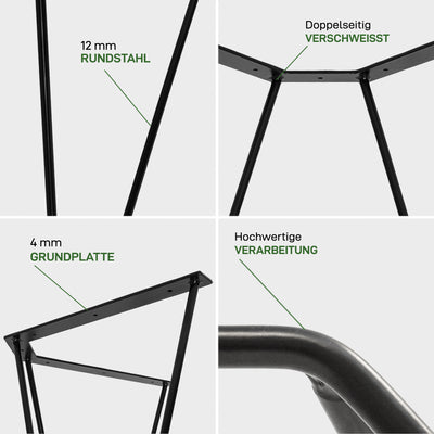 Set of 2 table frames CLIP