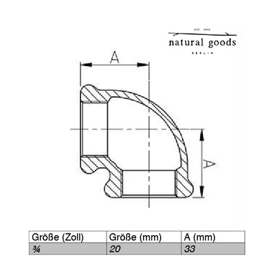 Pipe ZUBEHÖR ¾ Zoll