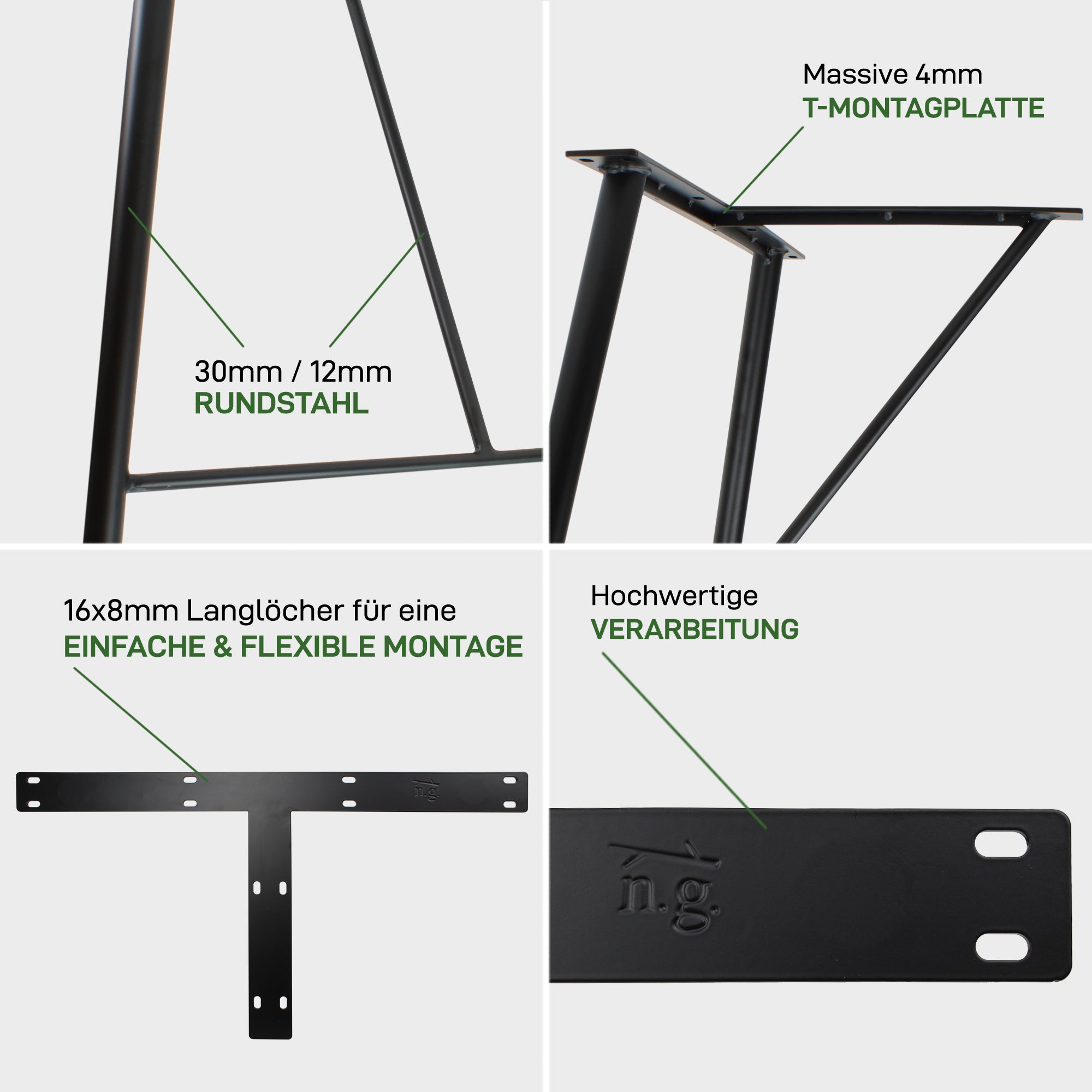 Set de 2 supports de table FILIGREE