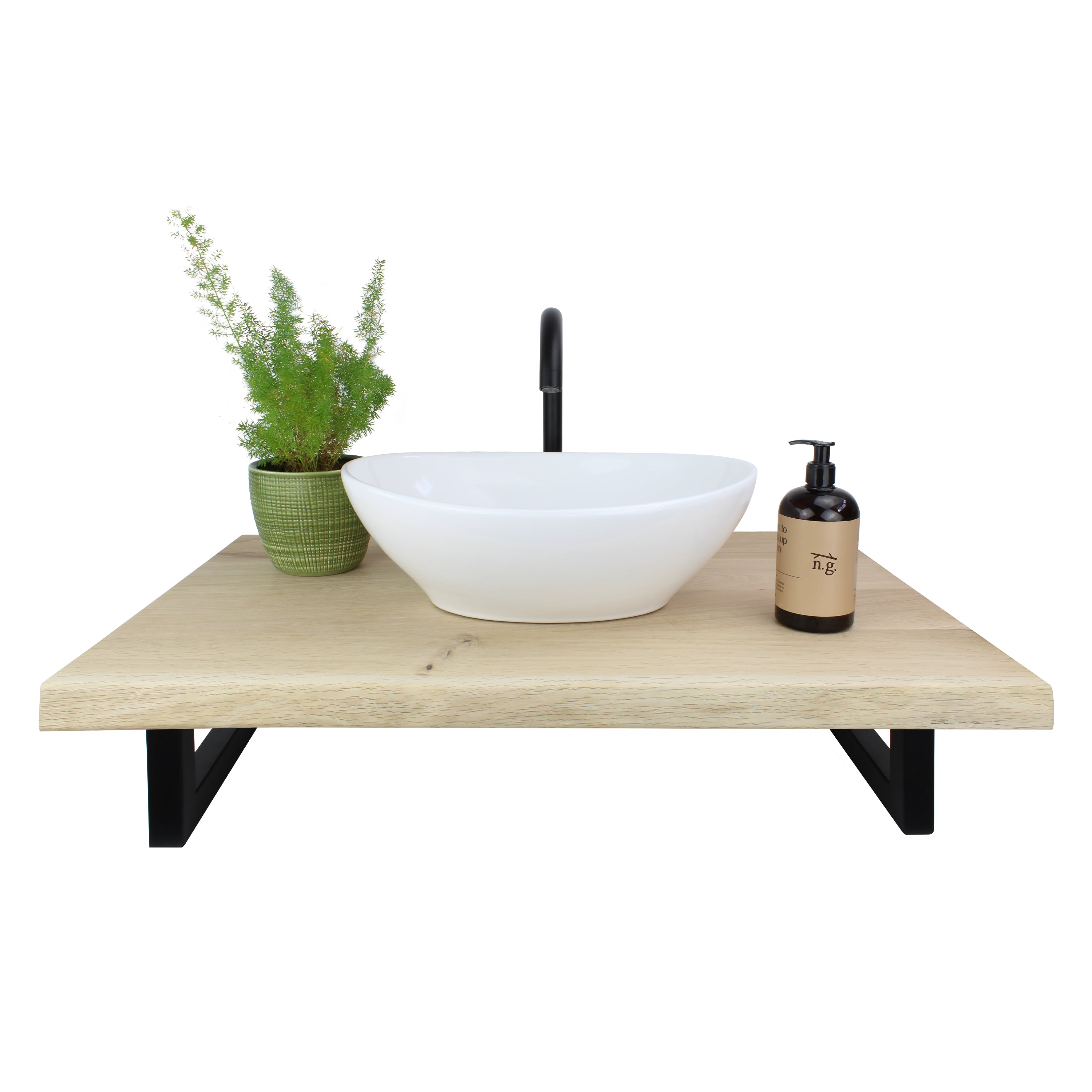 Set di 2 staffe da parete RECHTECK