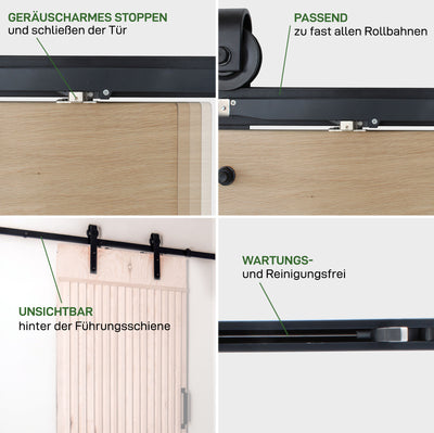 Lot de 2 amortisseurs de portes coulissantes SOFTCLOSE